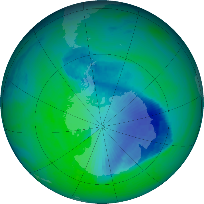 Ozone Map 1993-11-28